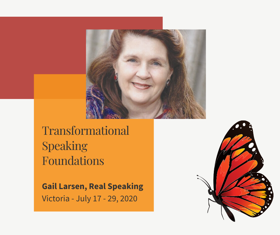 Transformational Speaking with Gail Larsen in Victoria BC
